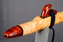 Ponderosa Pine Burl Native American Flute, Minor, High C-5, #L19A (0)